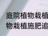 庭院植物栽植施肥追肥要注意什么 植物栽植施肥追肥要注意什么