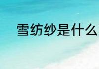 雪纺纱是什么面料 什么是雪纺纱