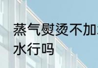 蒸气熨烫不加水可以吗 蒸气熨烫不加水行吗