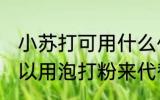 小苏打可用什么代替 小苏打一般是可以用泡打粉来代替对吗