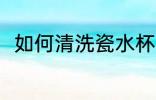 如何清洗瓷水杯 清洗瓷水杯的方法