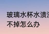 玻璃水杯水渍洗不掉 玻璃水杯水渍洗不掉怎么办