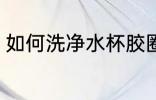 如何洗净水杯胶圈 洗净水杯胶圈方法