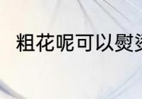 粗花呢可以熨烫吗 粗花呢能熨烫吗