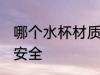 哪个水杯材质最安全 水杯什么材质最安全