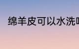 绵羊皮可以水洗吗 绵羊皮能水洗吗