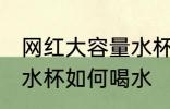 网红大容量水杯怎么喝水 网红大容量水杯如何喝水
