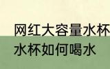 网红大容量水杯怎么喝水 网红大容量水杯如何喝水