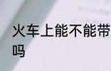 火车上能不能带土酒 火车上能带土酒吗