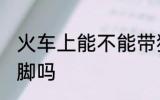 火车上能不能带猪脚 火车上可以带猪脚吗