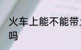 火车上能不能带土酒 火车上能带土酒吗