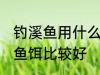 钓溪鱼用什么鱼饵最好 钓溪鱼用哪些鱼饵比较好