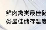 鲜肉禽类最佳储存温度是多少 鲜肉禽类最佳储存温度