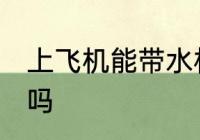 上飞机能带水杯吗 上飞机可以带水杯吗