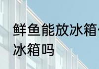鲜鱼能放冰箱保鲜吗 新鲜鱼能直接放冰箱吗