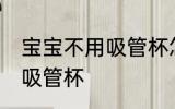 宝宝不用吸管杯怎么办 如何让宝宝用吸管杯